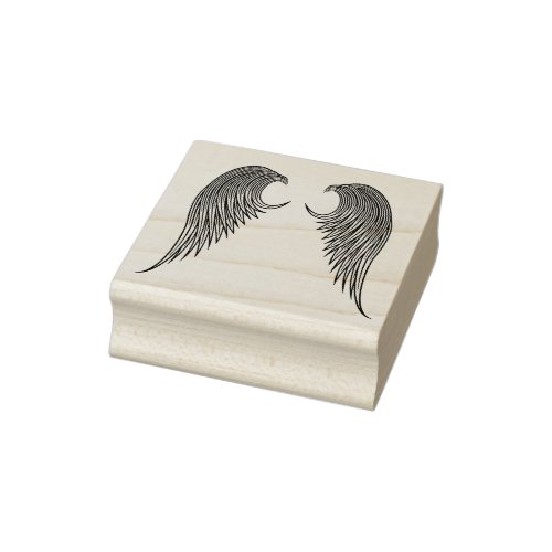 Angel Wings Rubber Stamp