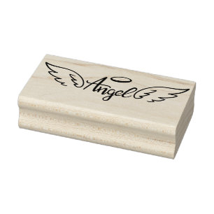 Angel Wings Rubber Stamp