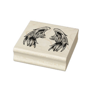Angel Wings Rubber Stamp