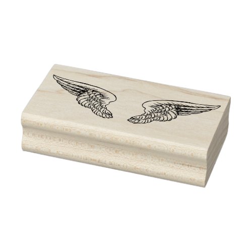 Angel wings   Rubber Stamp