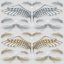 Angel Wings Set Stickers