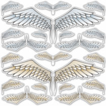 Angel Wings Set Stickers