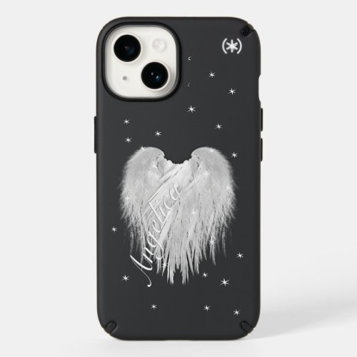 ANGEL WINGS Sparkle Heart Speck iPhone 14 Case