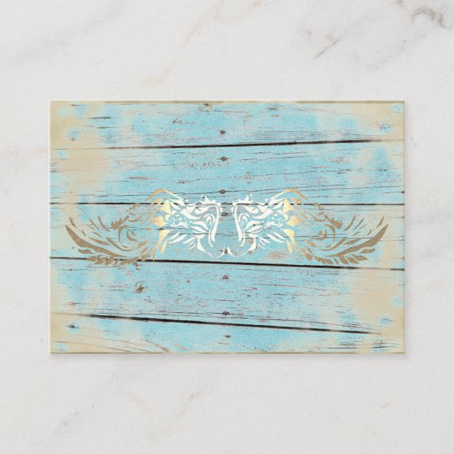 Angel Wings Spiritual Lightworker Business Card (Front)