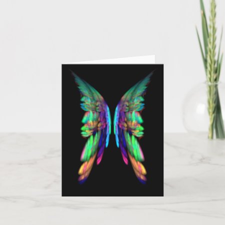 Angel Wings Sympathy Note Card