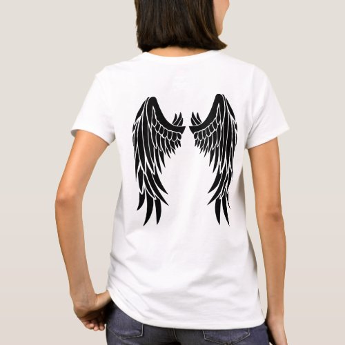 Angel wings t_shirt