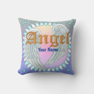 Angel Wings Throw Pillow