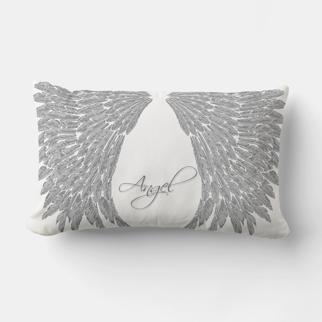 Angel Wings Throw Pillow Zazzle