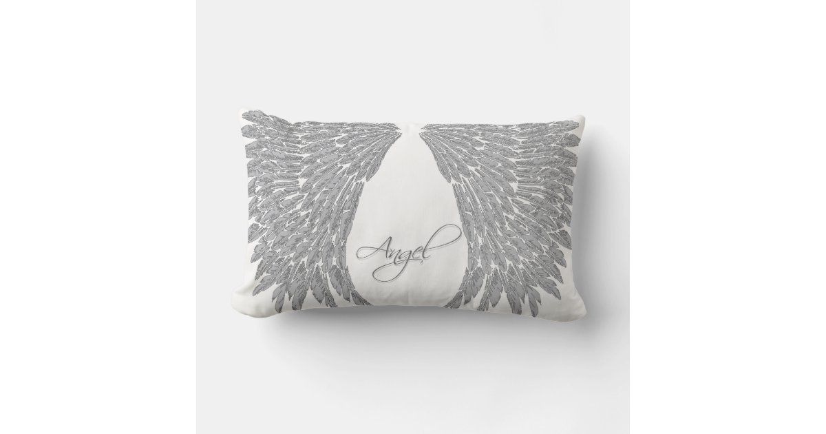 Angel Wings Throw Pillow Zazzle