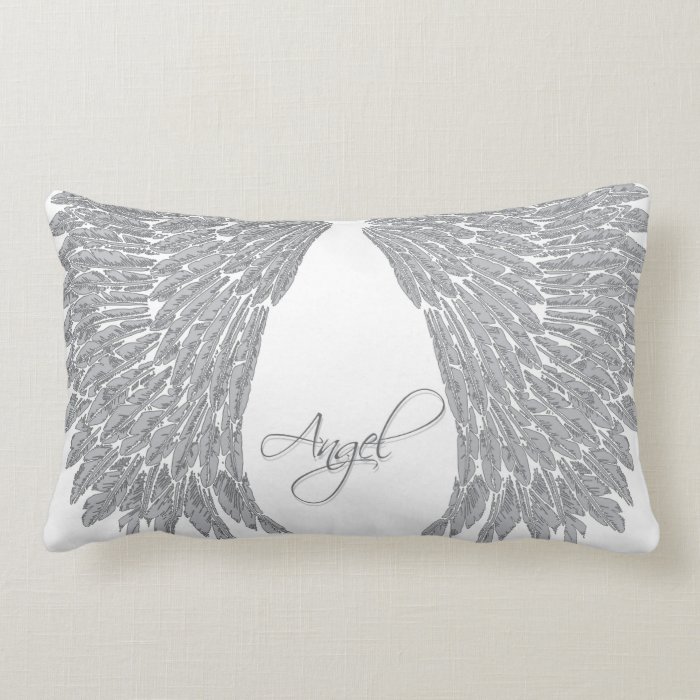 Angel Wings Throw Pillow Zazzle