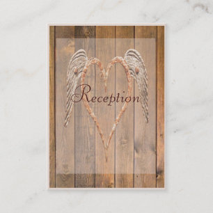 Angel Wings Wedding Enclosure Card