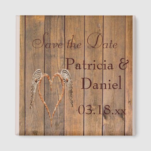 Angel Wings Wedding Magnet