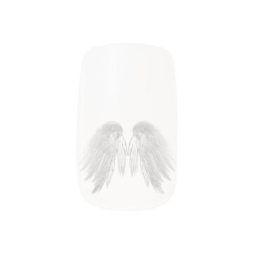 ANGEL WINGS White Minx Nail Wraps