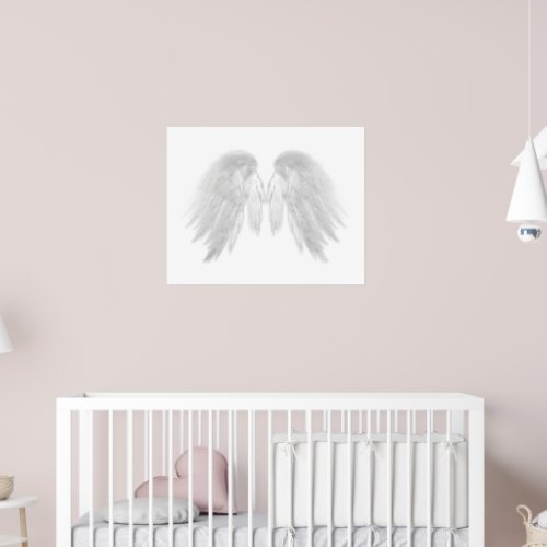 ANGEL WINGS White Poster