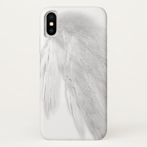 ANGEL WINGS White Right Customizable iPhone XS Case