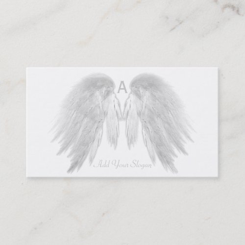 ANGEL WINGS White You Pick Color Custom Business Card