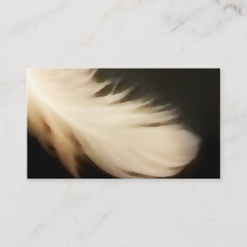 Angel Wings Wing Feather White Business Cards by valeriegayle at Zazzle