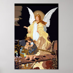 Angel Wings with children Poster