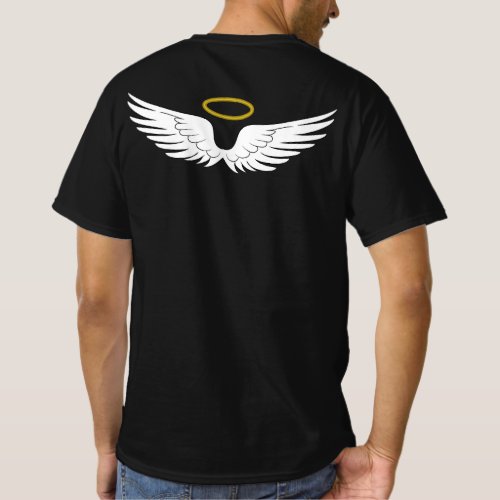 Angel Wings With Halo T_Shirt