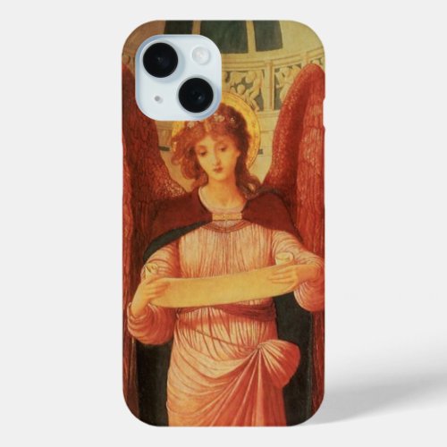 Angel with a Scroll by John Melhuish Strudwick iPhone 15 Case