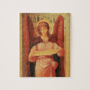Angel with a Scroll by John Melhuish Strudwick Jigsaw Puzzle