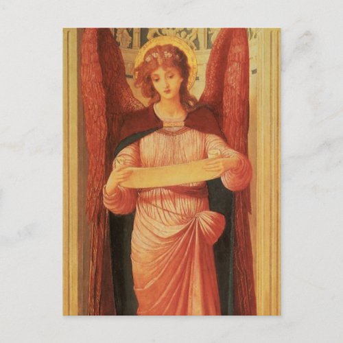 Angel with a Scroll by John Melhuish Strudwick Postcard