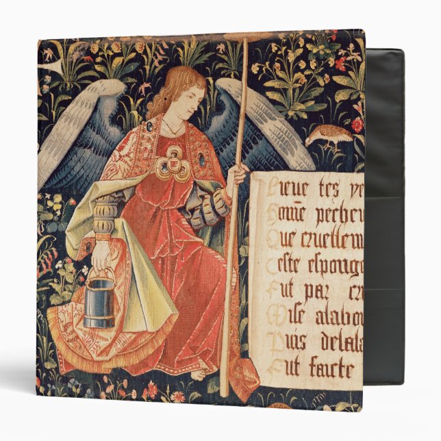 Angel with a sponge attached to a rod binder (Front/Inside)