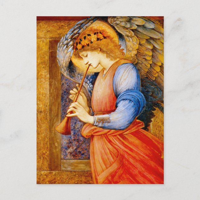 Angel With a Trumpet Postcard (Front)