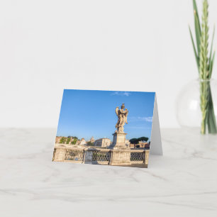 Angel with Crown of Thorns - Sant'Angelo, Rome Holiday Card