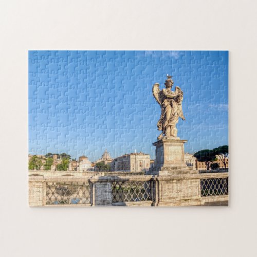 Angel with Crown of Thorns _ SantAngelo Rome Jigsaw Puzzle