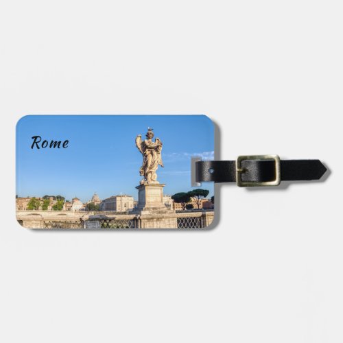 Angel with Crown of Thorns _ SantAngelo Rome Luggage Tag