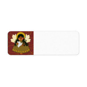 Angel With Dove Return Address Label