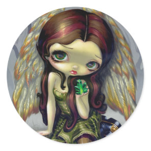 "Angel with Emeralds" Sticker