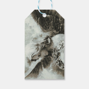 Angel with Flowers Gift Tags