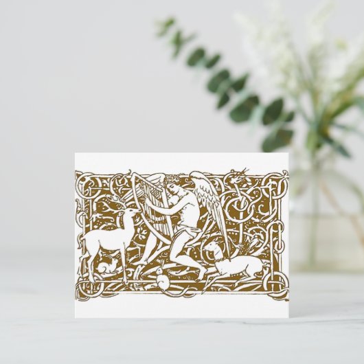 Angel with Harp (Standing Front)