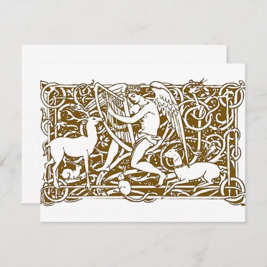 Angel with Harp (Front/Back)