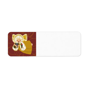 Angel With Harp Return Address Labels