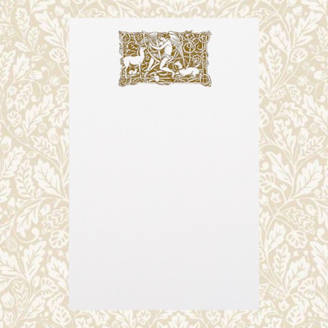 Angel with Harp Stationery (Creator Uploaded)