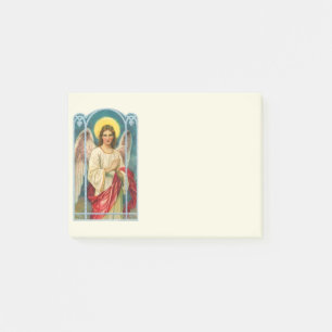 Angel With Pink Ribbon Triptych Post-it Notes
