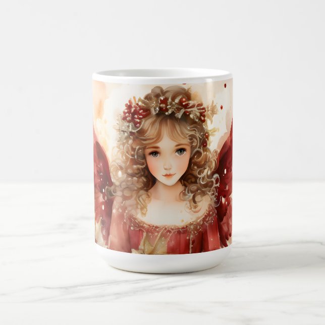 Angel with Red Wings Coffee Mug (Center)