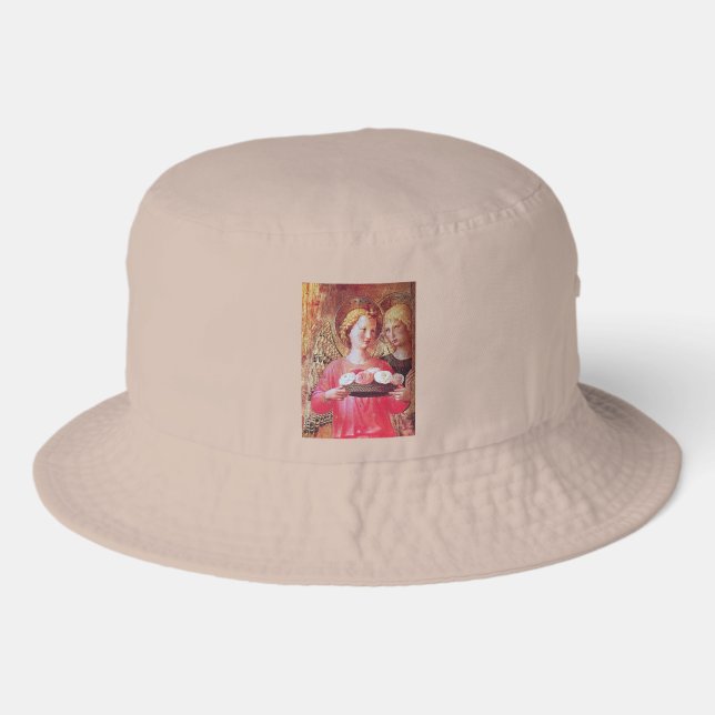 ANGEL WITH ROSES BUCKET HAT (Front)