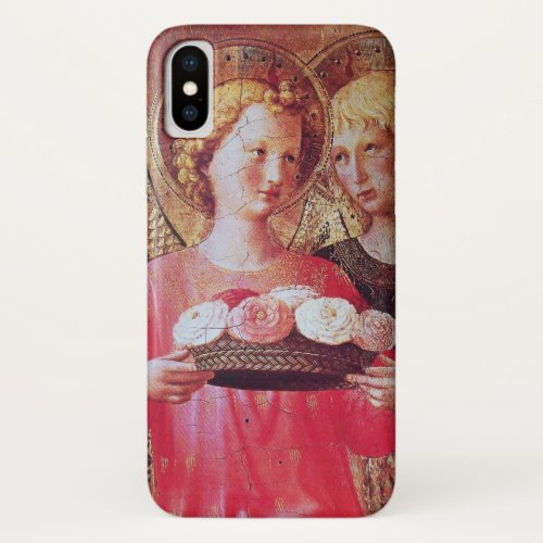 ANGEL WITH ROSES iPhone XS CASE