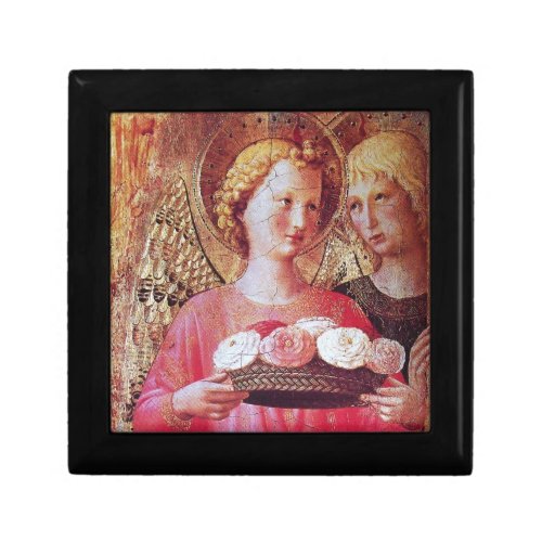 ANGEL WITH ROSES JEWELRY BOX