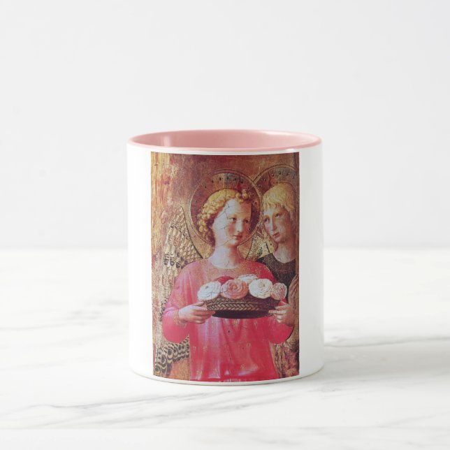 ANGEL WITH ROSES MUG (Center)