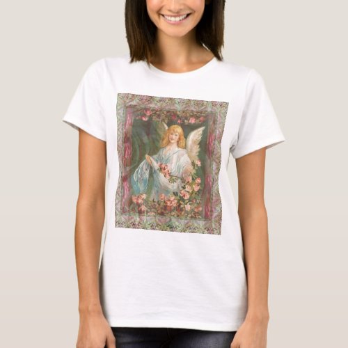 Angel with Roses T_Shirt