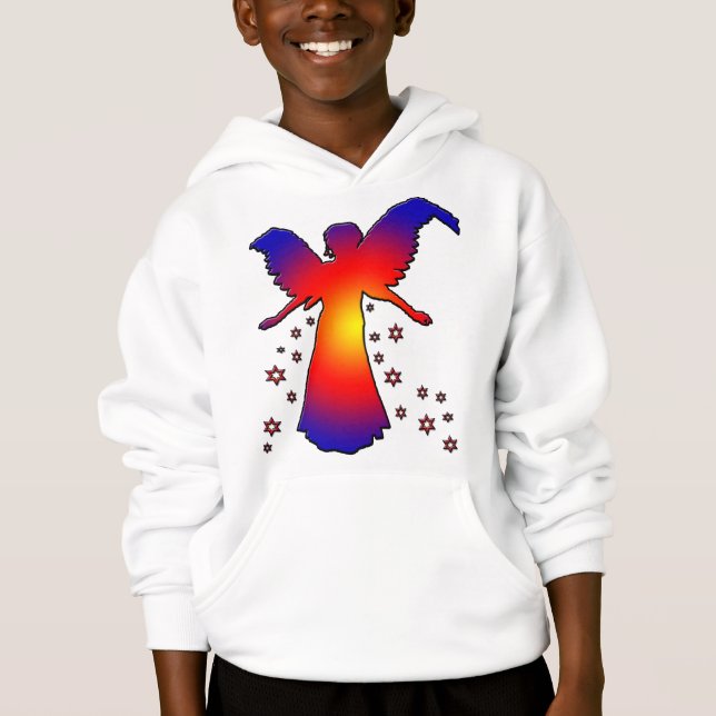 ANGEL WITH STARS HOODIE (Front)