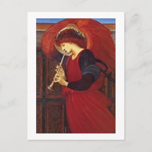 Angel with Trumpet Burne Jones Postcard