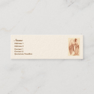 Angel Woman Mini Business Card