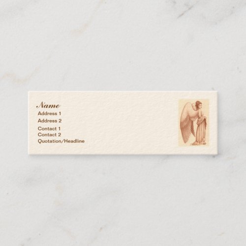 Angel Woman Business Card Template