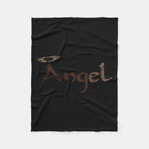 Angel Women Black History Month Color Men African  Fleece Blanket